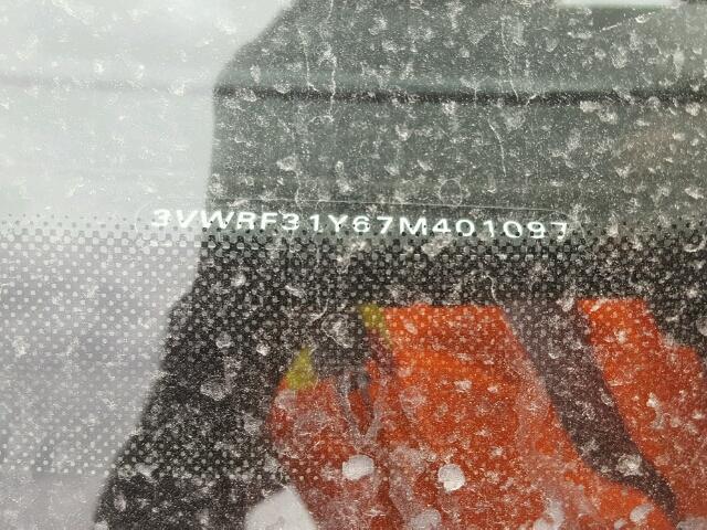 3VWRF31Y67M401097 - 2007 VOLKSWAGEN NEW BEETLE 绿色 照片 10