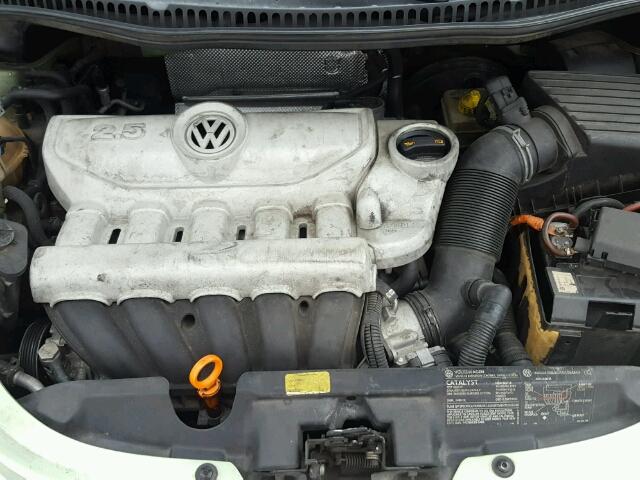 3VWRF31Y67M401097 - 2007 VOLKSWAGEN NEW BEETLE GREEN photo 7