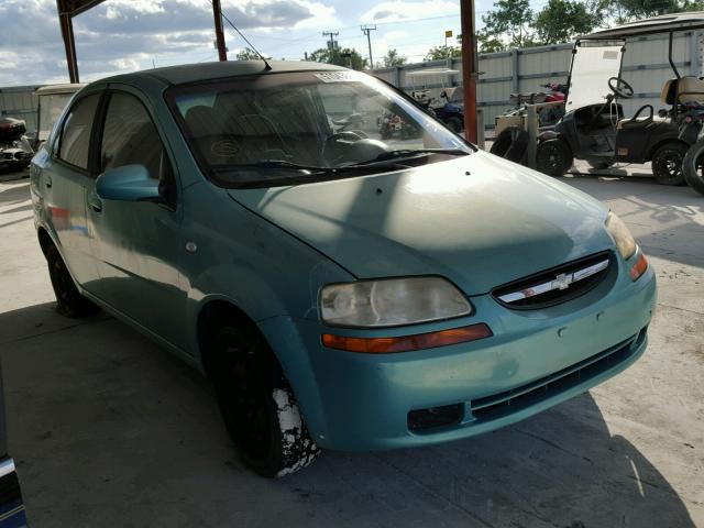 KL1TD52615B368299 - 2005 CHEVROLET AVEO BASE 绿色 照片 1