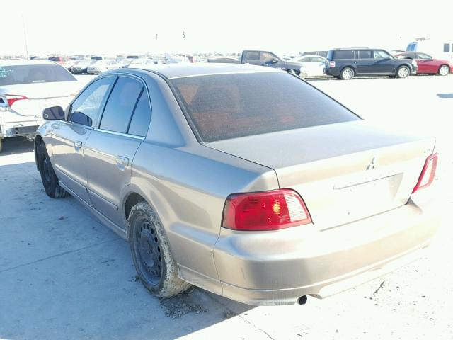 4A3AA46GX3E076326 - 2003 MITSUBISHI GALANT ES TAN photo 3