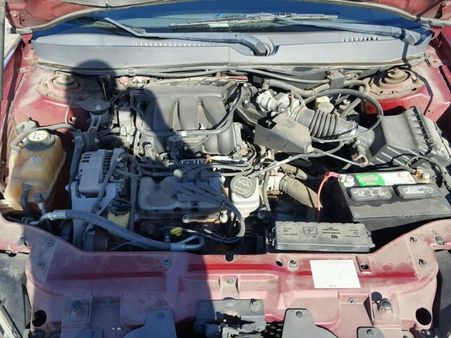 1FAFP53UX7A172144 - 2007 FORD TAURUS SE MAROON photo 7