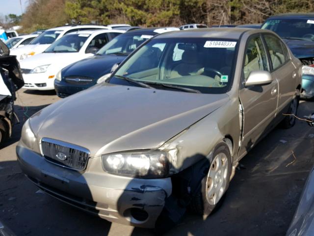 KMHDN45D83U541845 - 2003 HYUNDAI ELANTRA GL SILVER photo 2