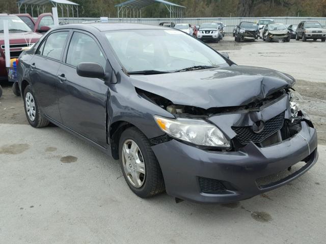 1NXBU4EE4AZ247455 - 2010 TOYOTA COROLLA BA GRAY photo 1