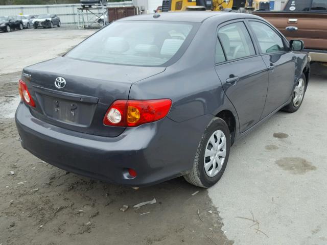 1NXBU4EE4AZ247455 - 2010 TOYOTA COROLLA BA GRAY photo 4