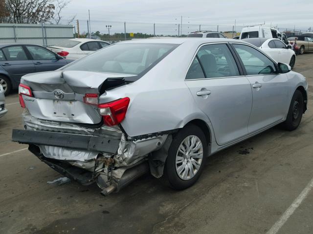 4T1BF1FK2CU065768 - 2012 TOYOTA CAMRY BASE SILVER photo 4