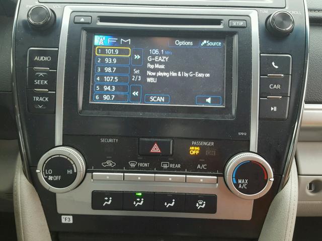 4T1BF1FK2CU065768 - 2012 TOYOTA CAMRY BASE SILVER photo 9