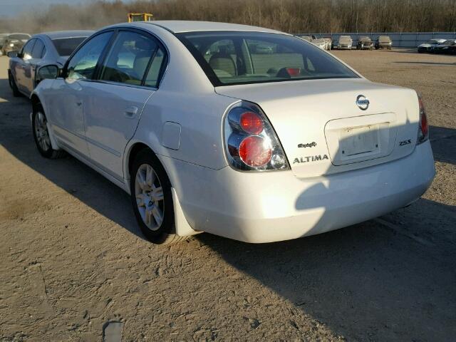 1N4AL11D35N901009 - 2005 NISSAN ALTIMA S WHITE photo 3