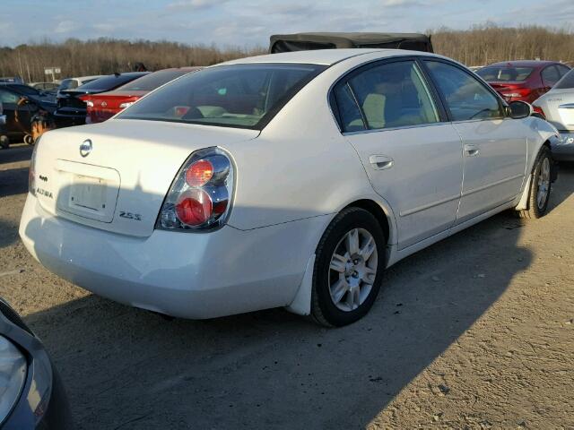 1N4AL11D35N901009 - 2005 NISSAN ALTIMA S WHITE photo 4