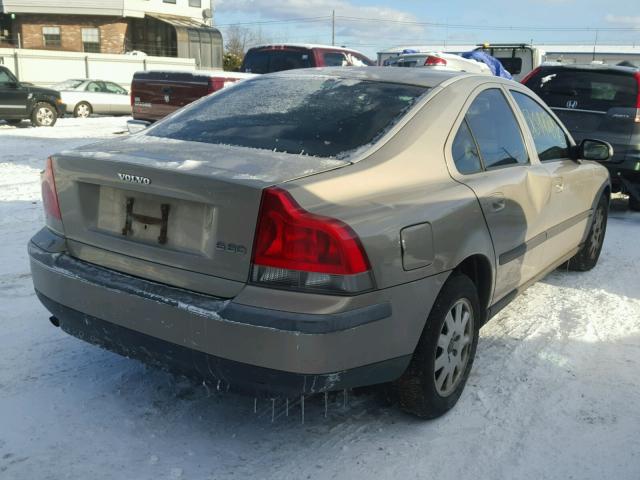 YV1RS61R412078993 - 2001 VOLVO S60 GRAY photo 4