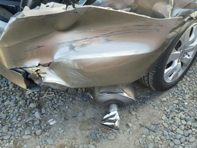 1HGCP36869A048893 - 2009 HONDA ACCORD EXL GOLD photo 9