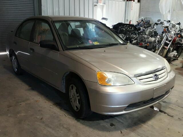 2HGES16571H596134 - 2001 HONDA CIVIC LX GOLD photo 1