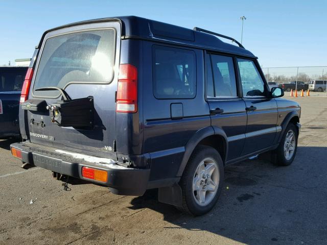 SALTY124XYA273389 - 2000 LAND ROVER DISCOVERY BLUE photo 4