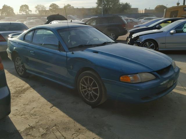 1FALP4047SF142161 - 1995 FORD MUSTANG BLUE photo 1