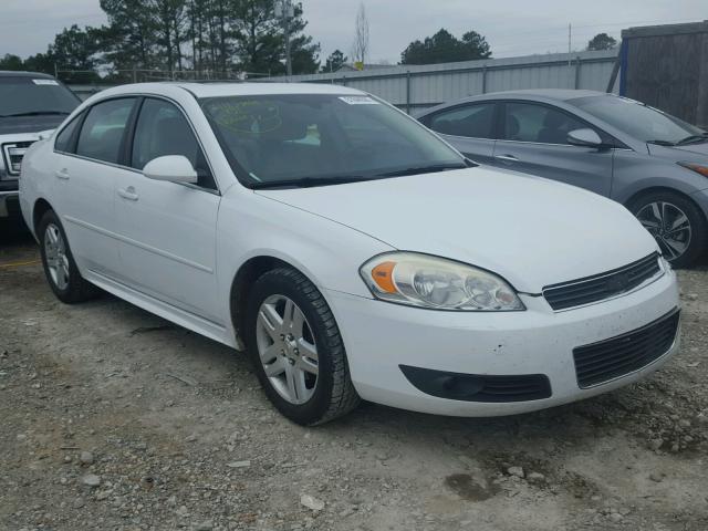 2G1WB5EK2A1265528 - 2010 CHEVROLET IMPALA LT WHITE photo 1