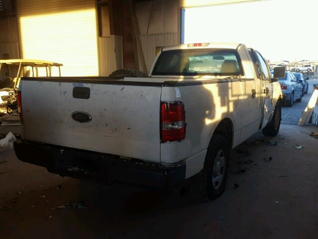 1FTRF12208KD81987 - 2008 FORD F150 WHITE photo 4