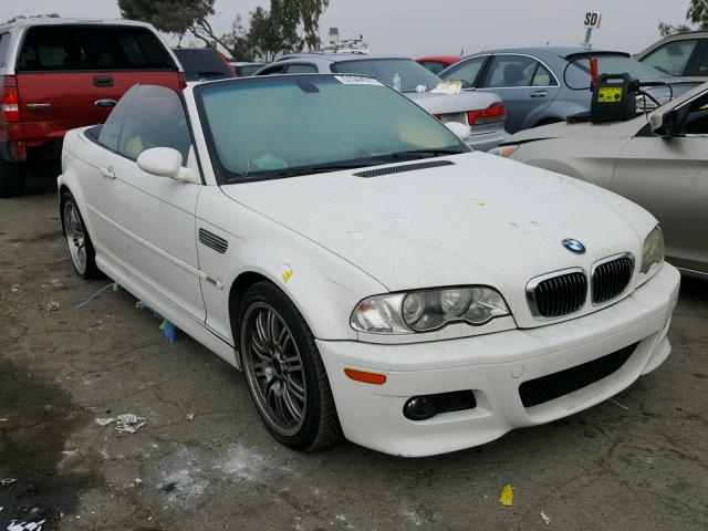 WBSBR93403PK01788 - 2003 BMW M3 WHITE photo 1