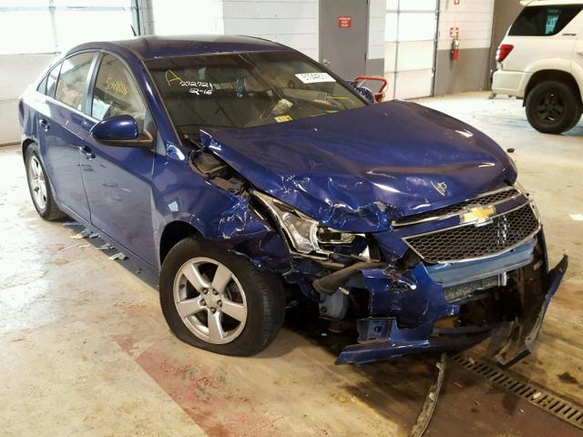 1G1PF5SC0C7158375 - 2012 CHEVROLET CRUZE LT BLUE photo 1