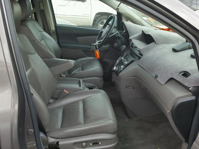 5FNRL5H62BB053534 - 2011 HONDA ODYSSEY EX CHARCOAL photo 5