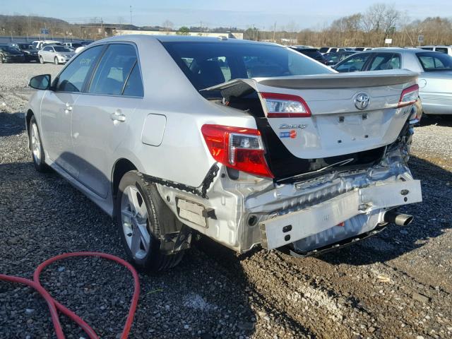 4T1BF1FK3DU258657 - 2013 TOYOTA CAMRY L SILVER photo 3