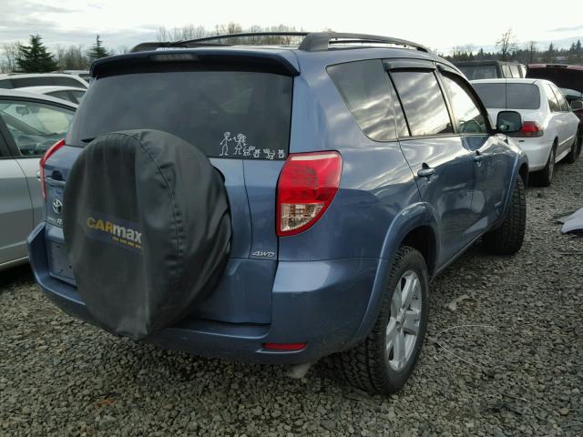 JTMBK32V476017498 - 2007 TOYOTA RAV4 SPORT BLUE photo 4