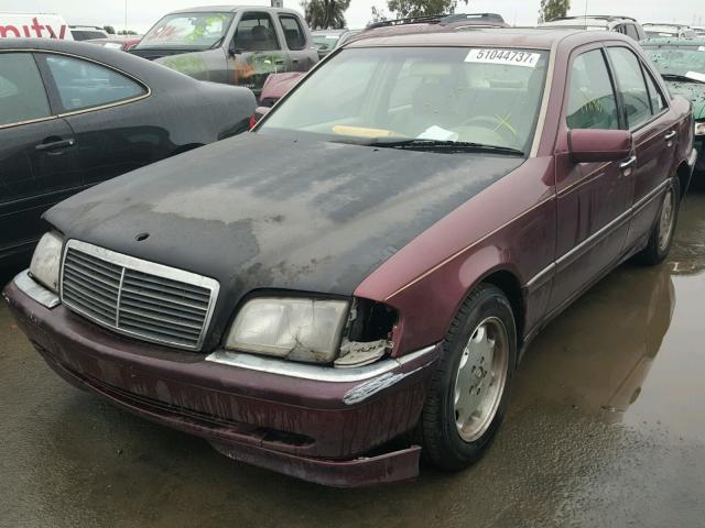 WDBHA23G1WA590229 - 1998 MERCEDES-BENZ C 230 PURPLE photo 2