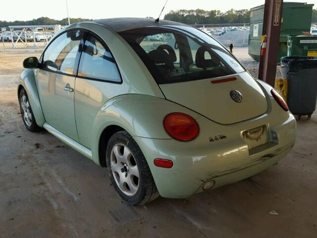 3VWCP21C92M415229 - 2002 VOLKSWAGEN NEW BEETLE 绿色 照片 3