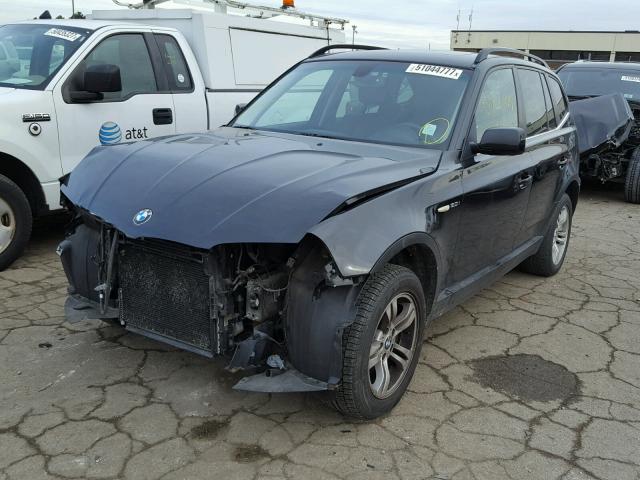 WBXPA93466WG88662 - 2006 BMW X3 3.0I BLACK photo 2