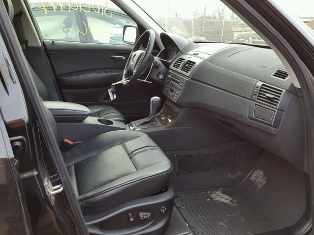 WBXPA93466WG88662 - 2006 BMW X3 3.0I BLACK photo 5