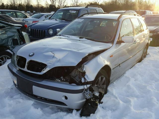 WBAEP33434PF03911 - 2004 BMW 325 XIT SILVER photo 2