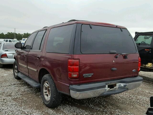 1FMRU15L7YLB43540 - 2000 FORD EXPEDITION BURGUNDY photo 3