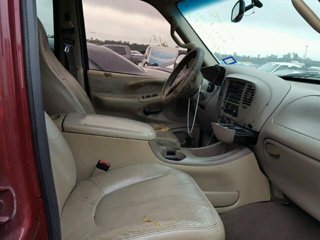 1FMRU15L7YLB43540 - 2000 FORD EXPEDITION BURGUNDY photo 5