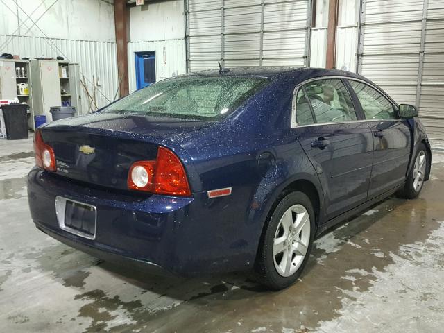 1G1ZB5EB4AF159393 - 2010 CHEVROLET MALIBU LS 蓝色 照片 4