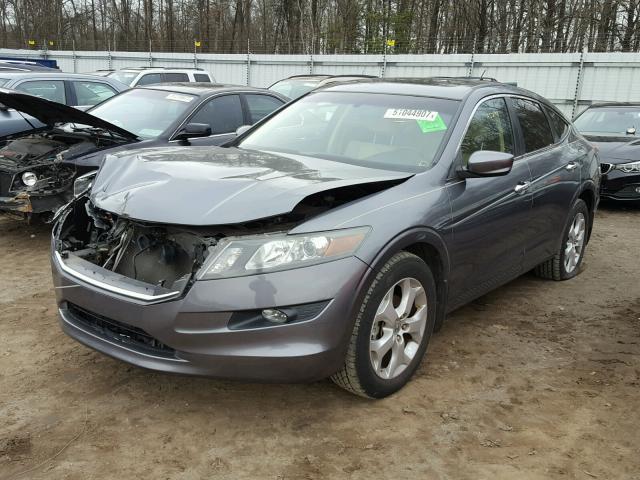 5J6TF1H51AL002920 - 2010 HONDA ACCORD CRO GRAY photo 2