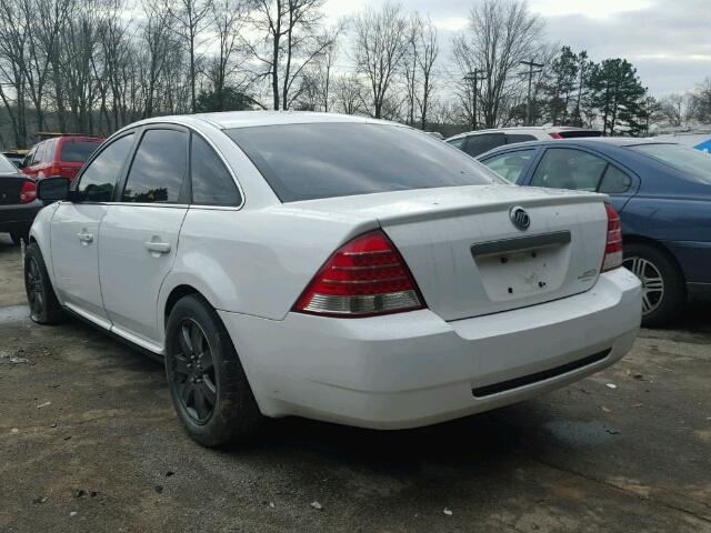 1MEFM40166G619392 - 2006 MERCURY MONTEGO LU WHITE photo 3