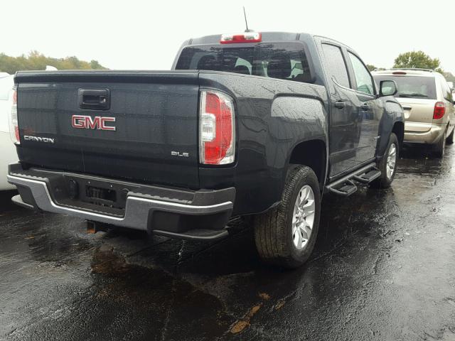 1GTG5CEN7H1167645 - 2017 GMC CANYON SLE GREEN photo 4