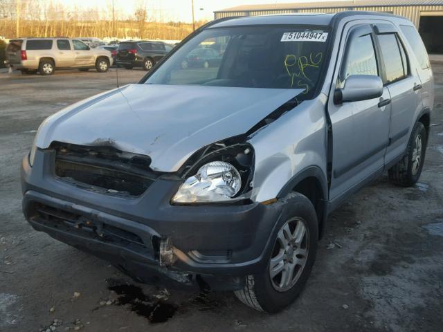 JHLRD78863C004798 - 2003 HONDA CR-V EX SILVER photo 2