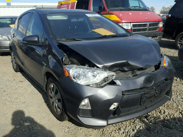 JTDKDTB3XD1547511 - 2013 TOYOTA PRIUS C GRAY photo 1