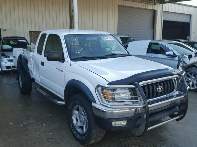 5TEWN72N74Z319995 - 2004 TOYOTA TACOMA XTR WHITE photo 1