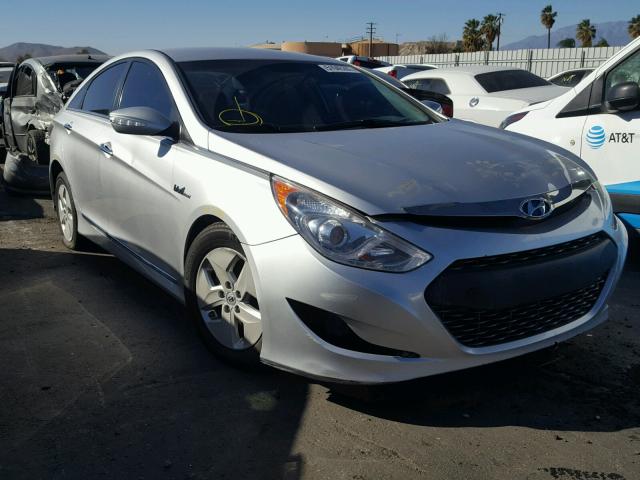 KMHEC4A46BA006609 - 2011 HYUNDAI SONATA HYB SILVER photo 1