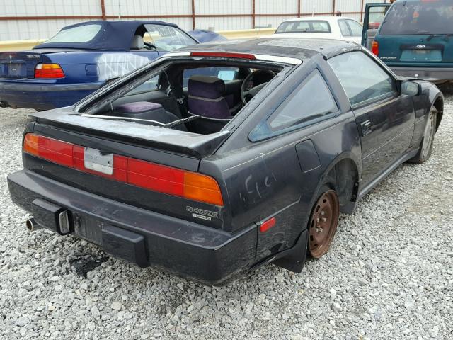 JN1CZ14S4HX151112 - 1987 NISSAN 300ZX BLACK photo 4