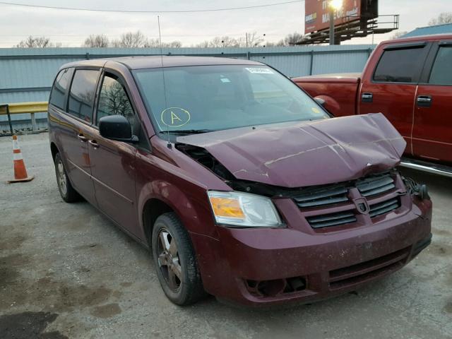 2D8HN44E39R576686 - 2009 DODGE GRAND CARA MAROON photo 1