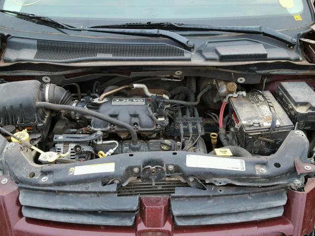 2D8HN44E39R576686 - 2009 DODGE GRAND CARA MAROON photo 7