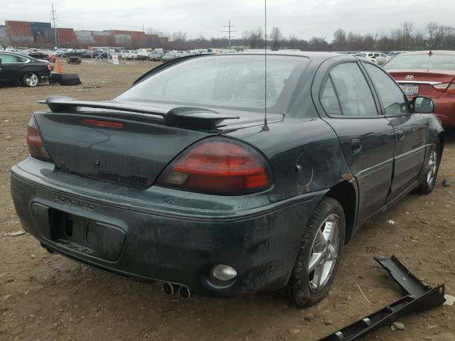 1G2NV52E81C276377 - 2001 PONTIAC GRAND AM G GREEN photo 4