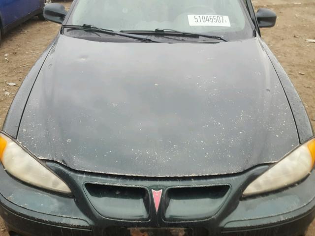 1G2NV52E81C276377 - 2001 PONTIAC GRAND AM G GREEN photo 7