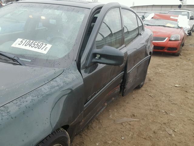 1G2NV52E81C276377 - 2001 PONTIAC GRAND AM G GREEN photo 9