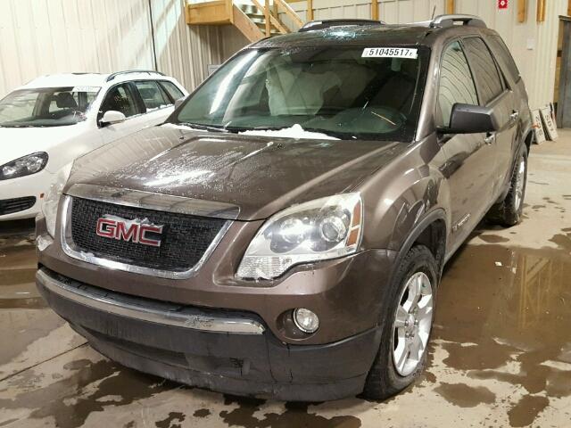 1GKER13798J139998 - 2008 GMC ACADIA SLE BROWN photo 2