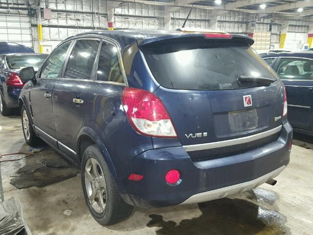 3GSCL93Z59S589558 - 2009 SATURN VUE HYBRID BLUE photo 3