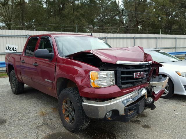 2GTEK13M971558058 - 2007 GMC NEW SIERRA MAROON photo 1