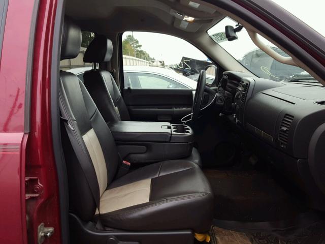 2GTEK13M971558058 - 2007 GMC NEW SIERRA MAROON photo 5