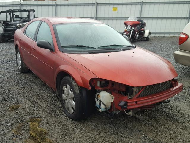 1B3EL46X86N245988 - 2006 DODGE STRATUS SX RED photo 1